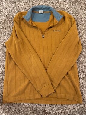 Vintage Columbia Quarter Zip Sweater
